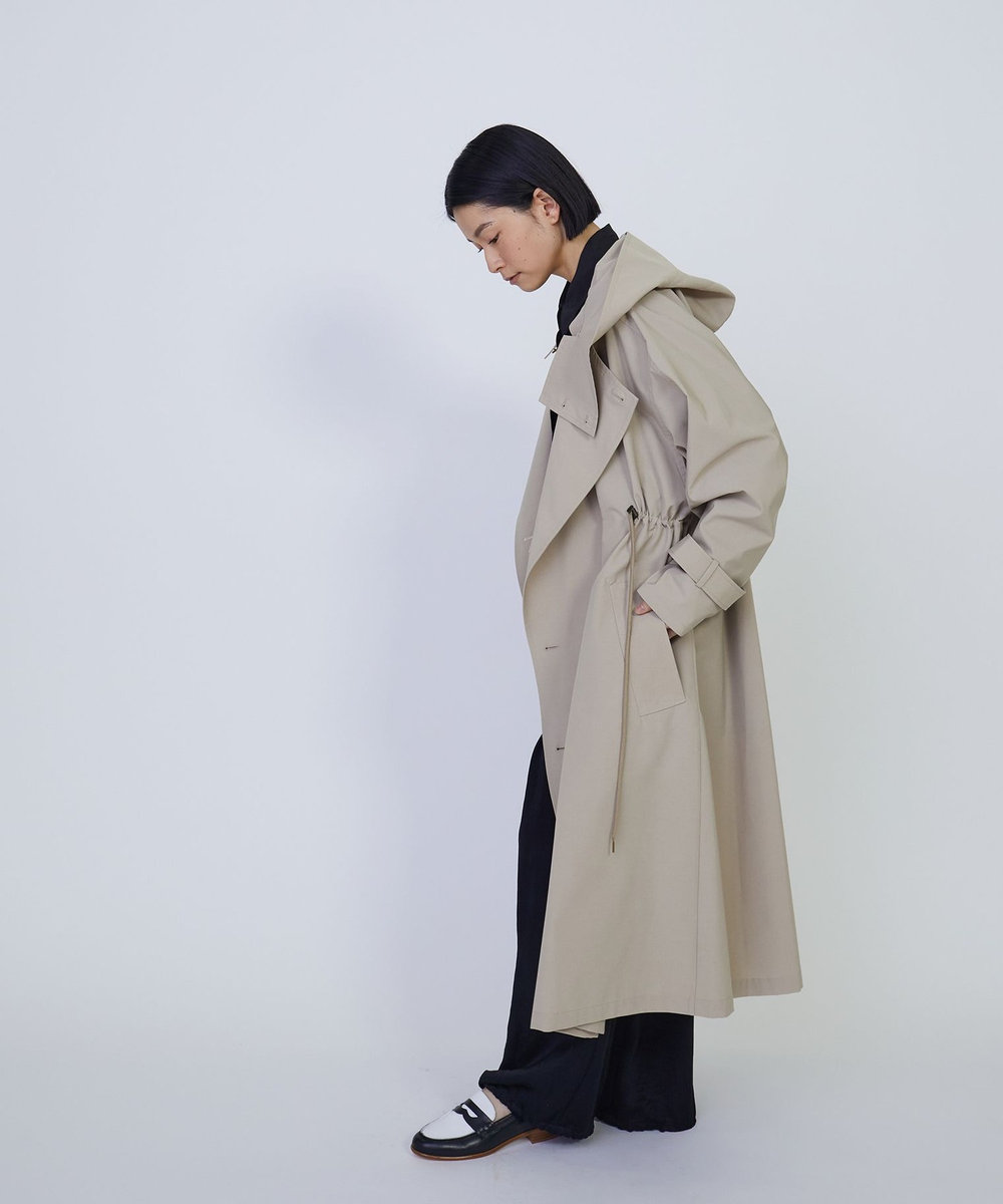 1er Arrondissement ＜VACHEMENT×1er Arrondissement＞シェルタフタトレンチコート ベージュ