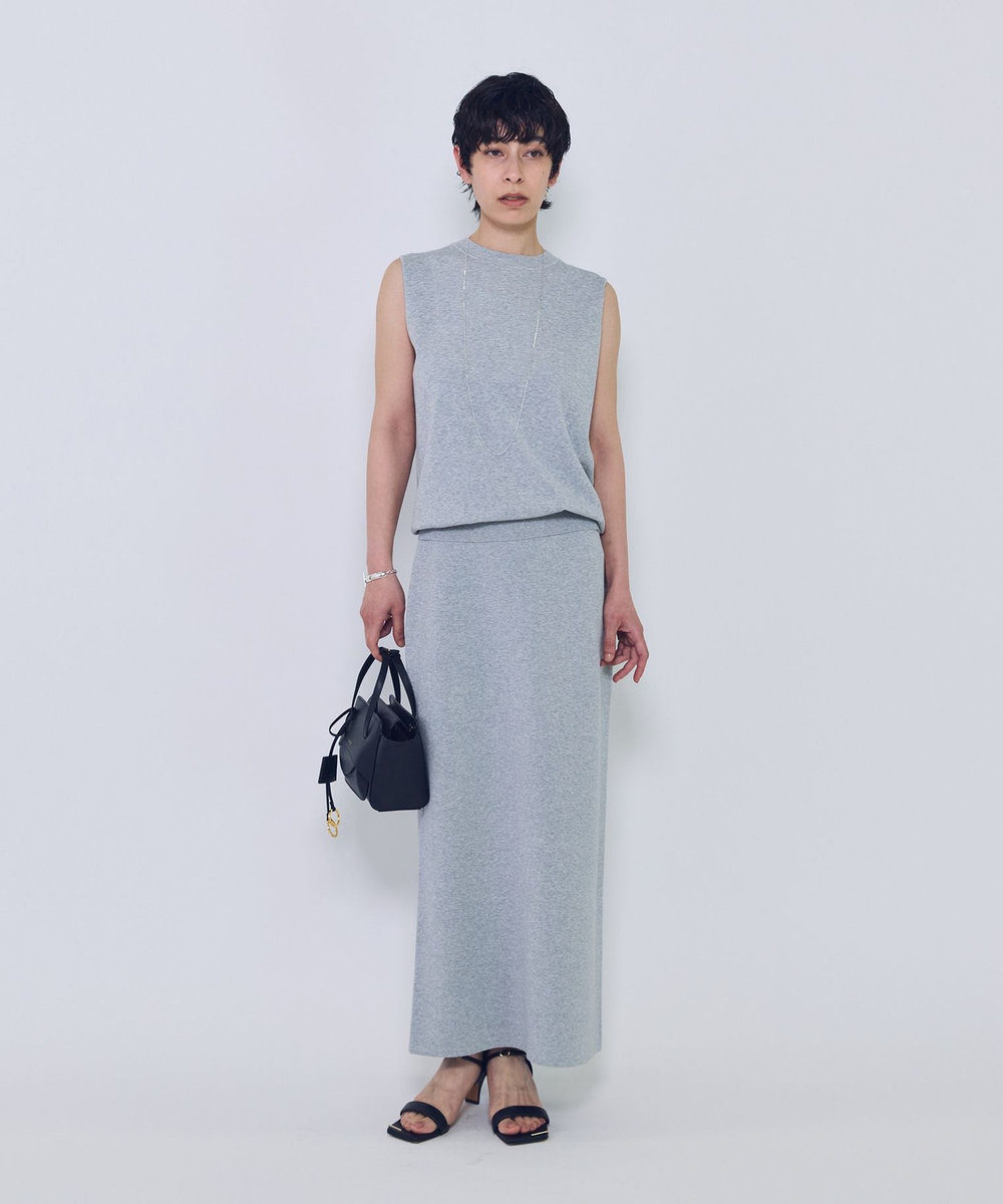 1er Arrondissement ＢＯＸニットタンク ライトグレー