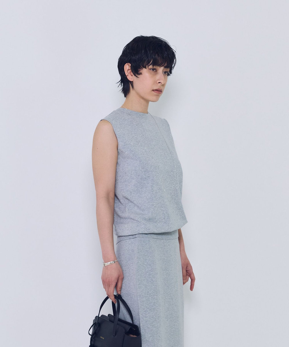 1er Arrondissement ＢＯＸニットタンク ライトグレー