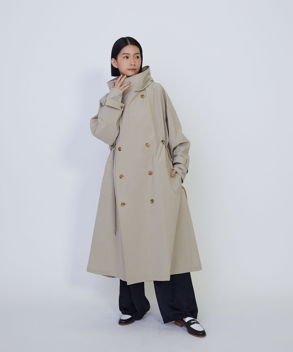 1er Arrondissement ＜VACHEMENT×1er Arrondissement＞シェルタフタトレンチコート ベージュ
