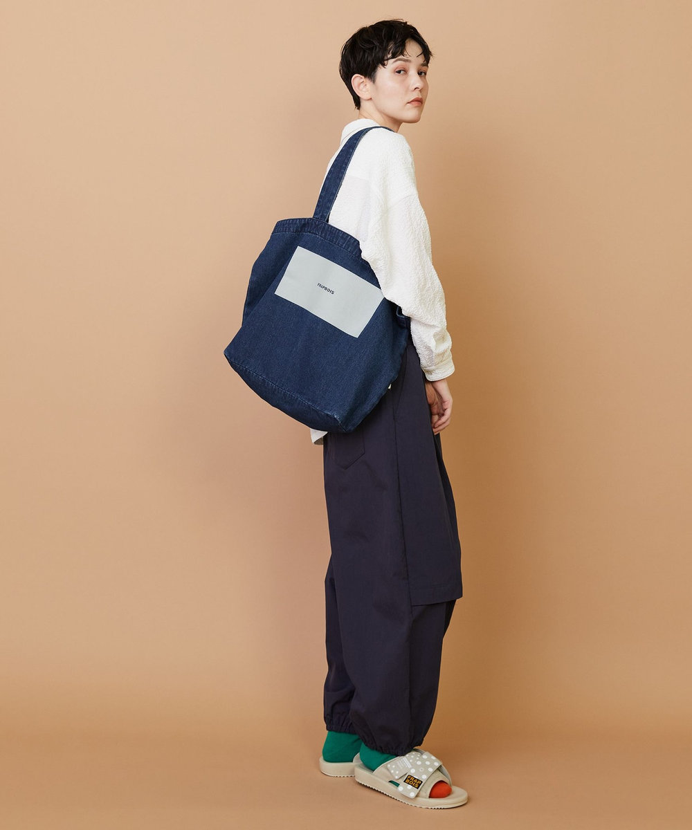 FRAPBOIS デニムロゴBAG ブルー