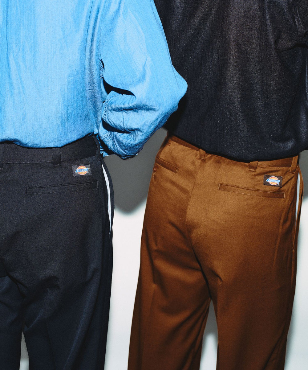MEN'S BIGI 【Dickies（R）/ディッキーズ（R）】別注 SMART MERINO 875 ワークパンツ ブラウン
