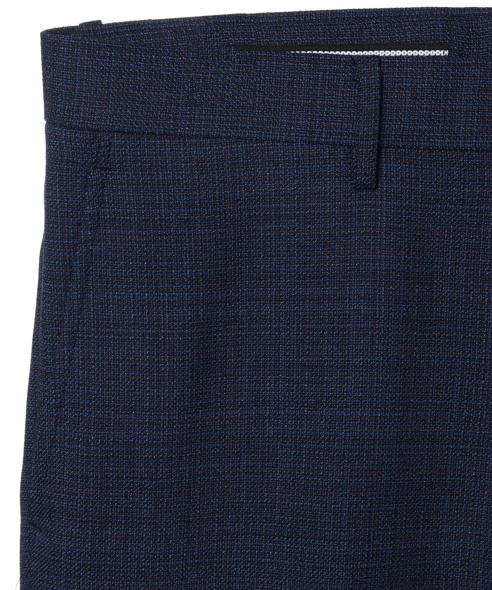 MEN'S BIGI 【ACTIVE TAILOR】ミックスヤーン/ホップサックスラックス＜セットアップ・スリーピース対応＞ ネイビー