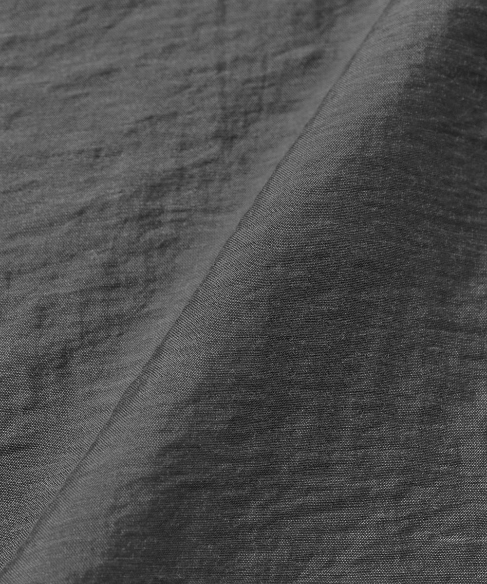 DÉPAREILLÉ SHEER SILK REGULAR COLLAR SHIRT / シアーシルクレギュラーカラーシャツ グレー
