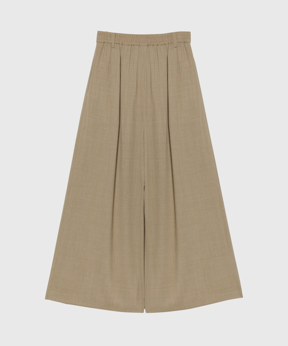 DÉPAREILLÉ TROPICAL WOOL SUPER WIDE PANTS / トロピカルウールスーパーワイドパンツ ベージュ