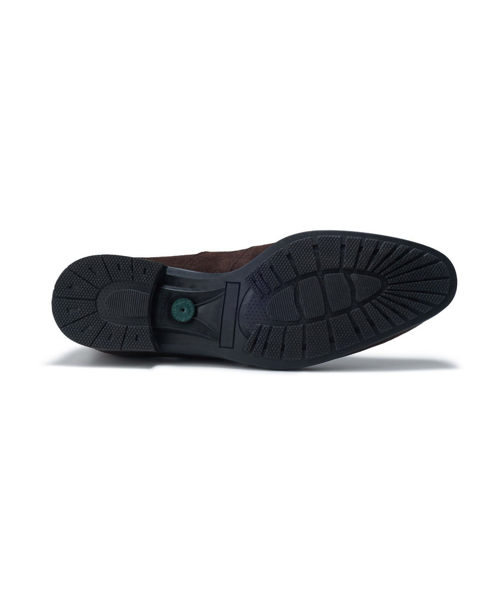MEN'S BIGI レザーサイドゴアブーツ ブラウン