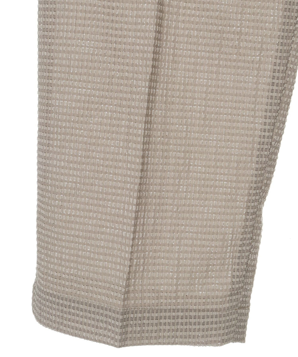 MEN'S BIGI 3Dサッカーストレッチアンクル丈イージーパンツ ベージュ