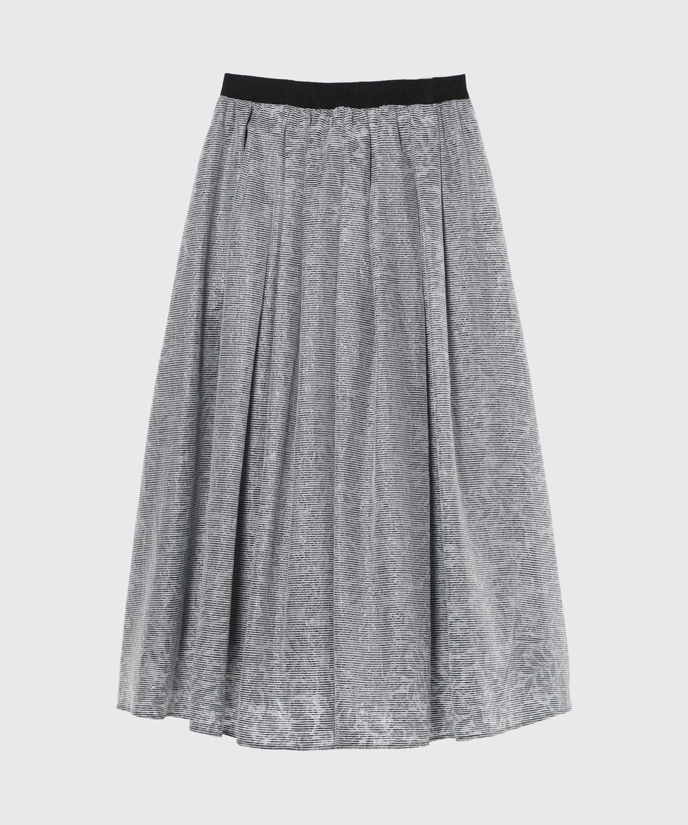 DÉPAREILLÉ LAME BORDER SKIRT / ラメボーダースカート ブラック