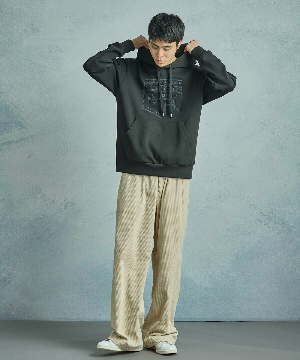 MEN'S BIGI 【50th Anniv . 菊池武夫】LOGO HOODIE ブラック