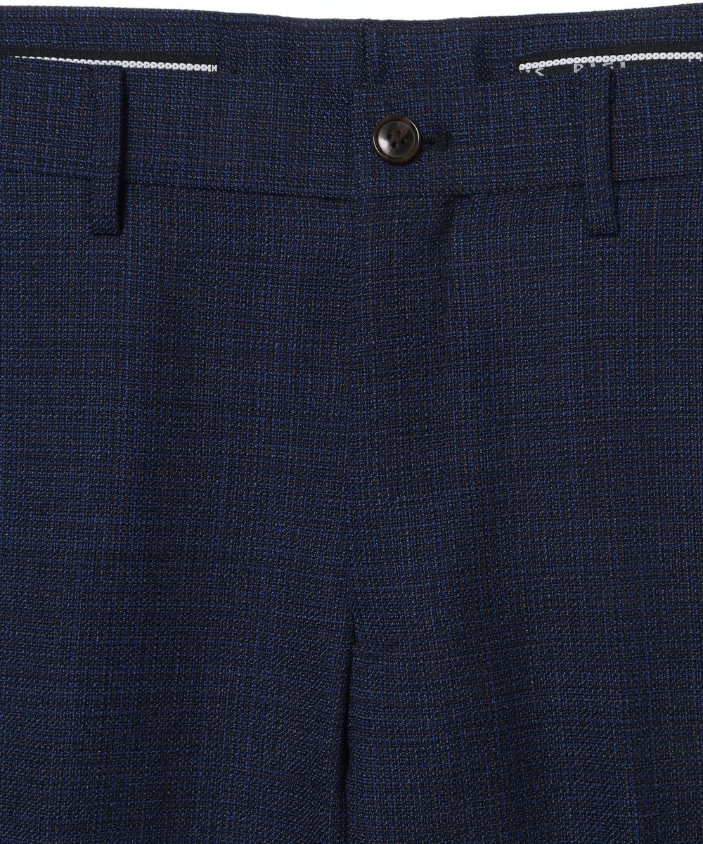 MEN'S BIGI 【ACTIVE TAILOR】ミックスヤーン/ホップサックスラックス＜セットアップ・スリーピース対応＞ ネイビー