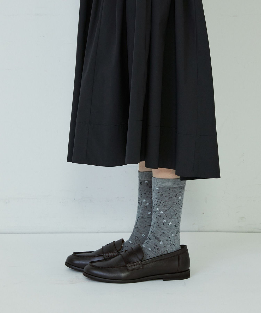 ADIEU TRISTESSE 星座柄ソックス グレー系その他
