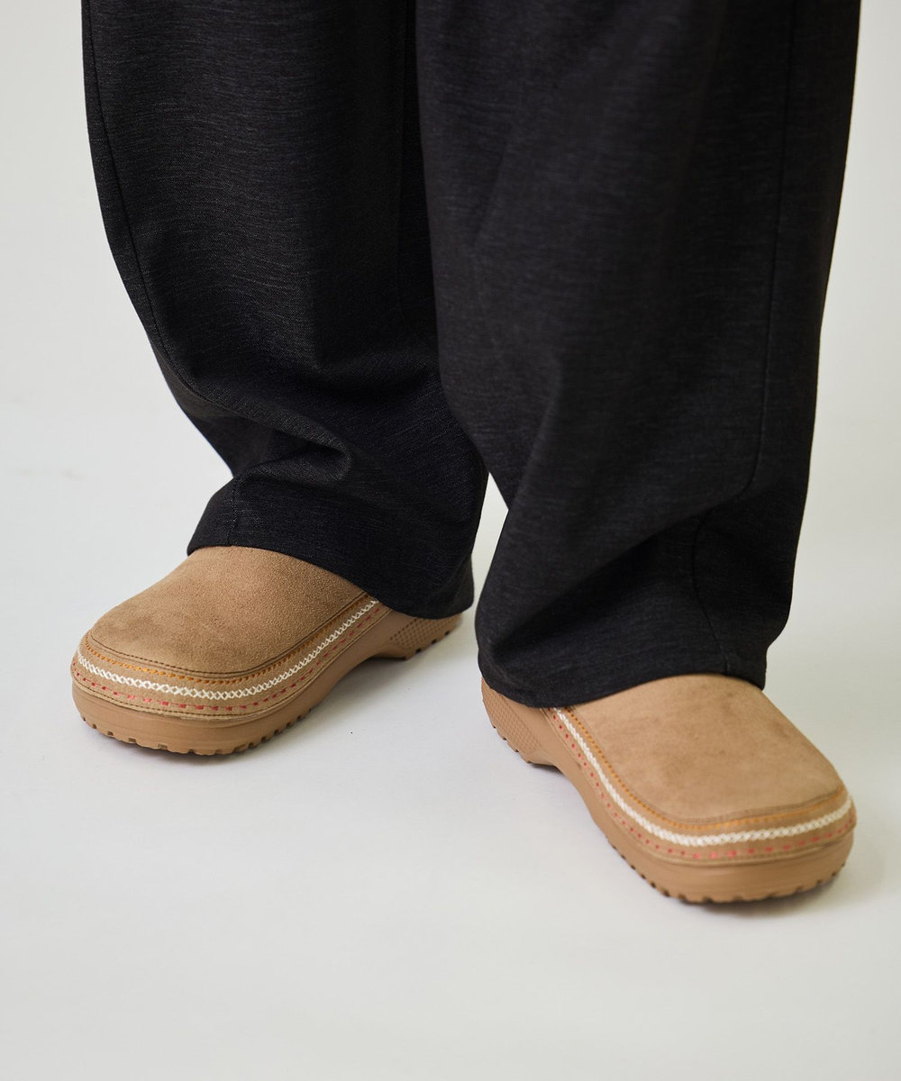 UNION STATION CROCS CRAFTEDVEGAN SUEDE STITCH ベージュ