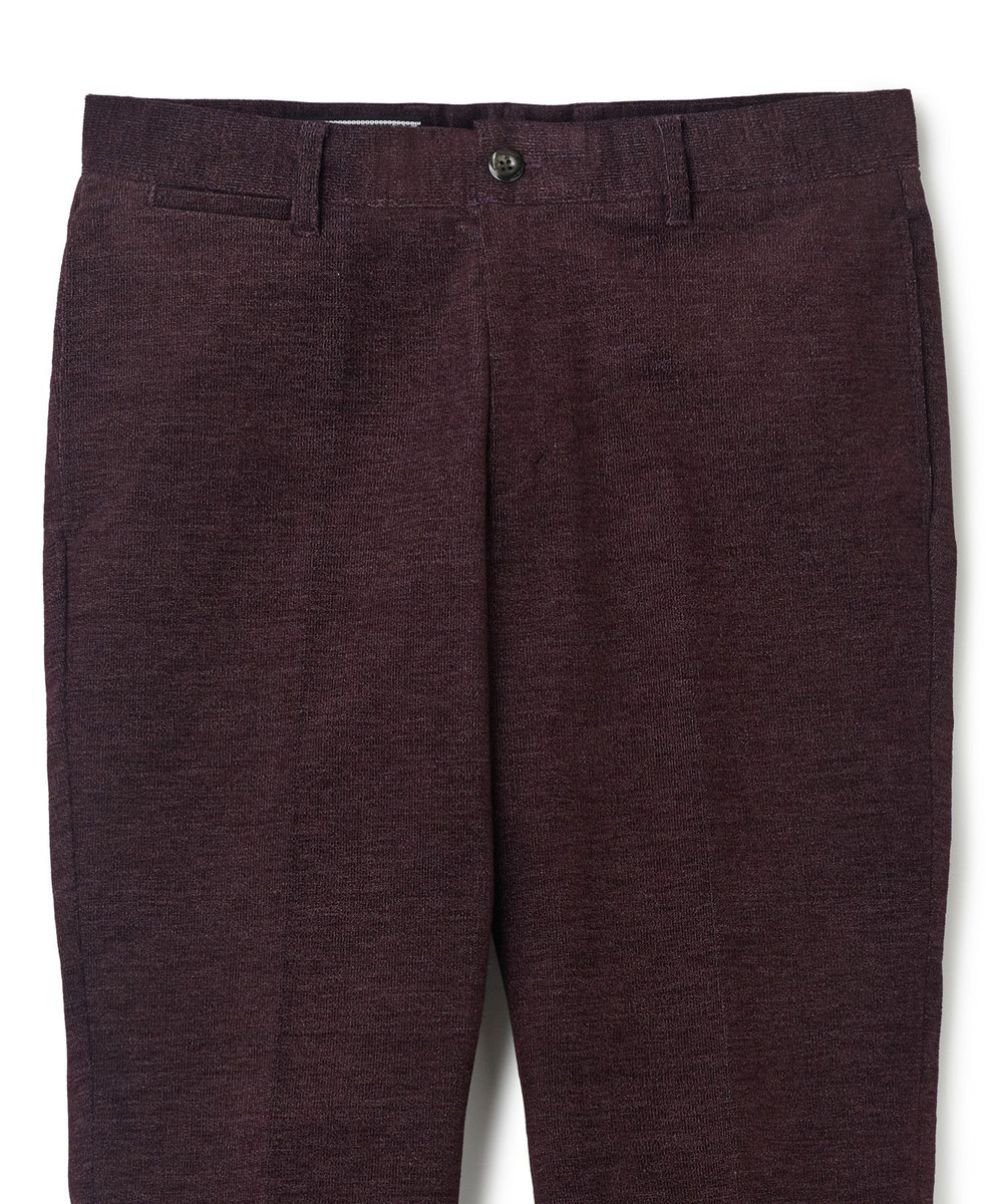 MEN'S BIGI 杢コーデュロイクリースラインパンツ［ストレッチ］ ワイン