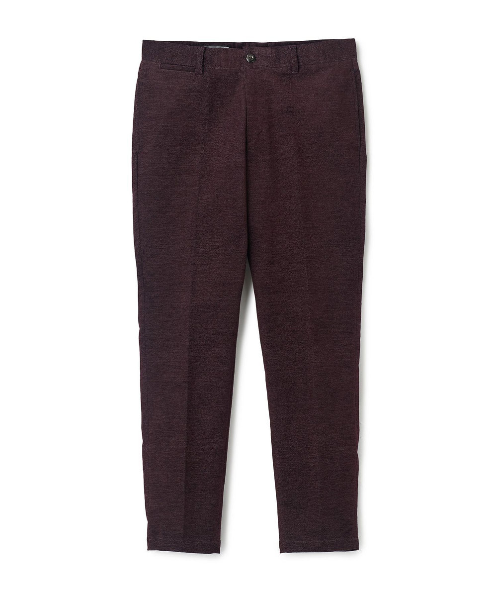 MEN'S BIGI 杢コーデュロイクリースラインパンツ［ストレッチ］ ワイン