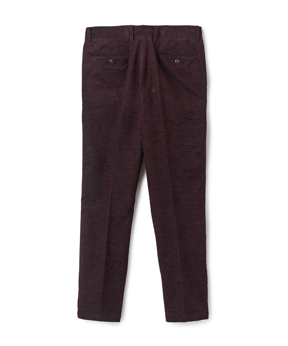 MEN'S BIGI 杢コーデュロイクリースラインパンツ［ストレッチ］ ワイン