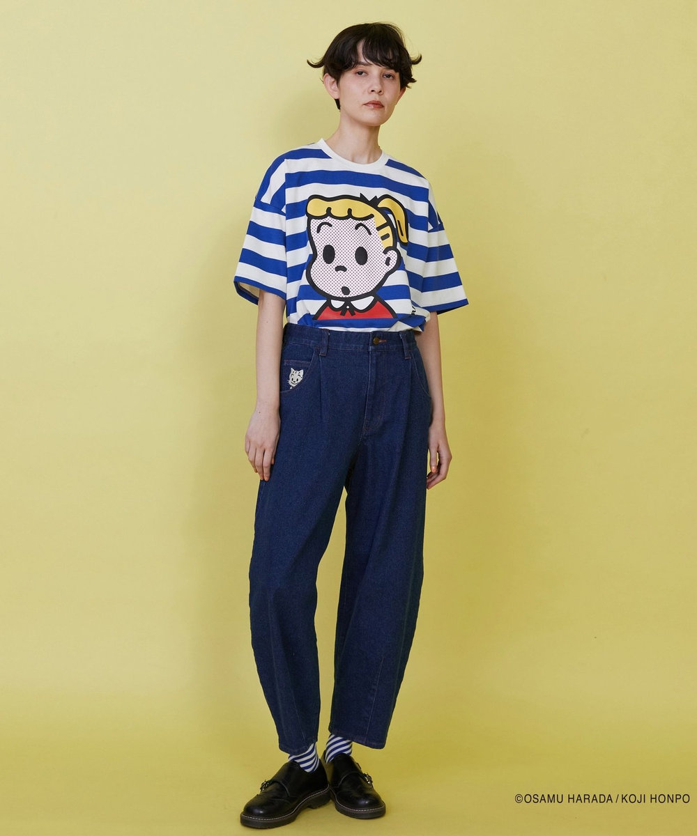 FRAPBOIS OSAMU GOODS デニムパンツ ネイビー