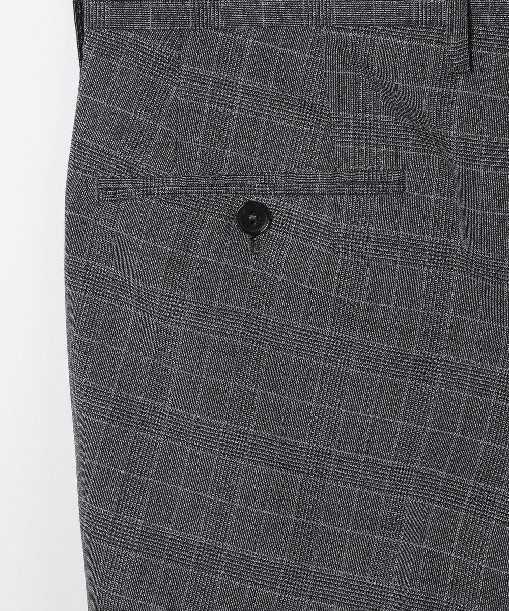 MEN'S BIGI ウールメランジグレンチェックスーツ＜セットアップ＞ グレー
