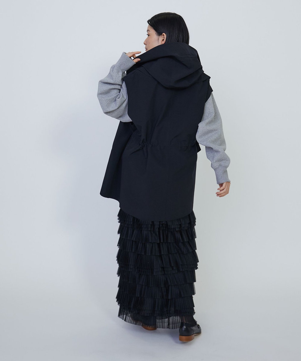 1er Arrondissement ＜VACHEMENT×1er Arrondissement＞シェルタフタモッズベスト ネイビー