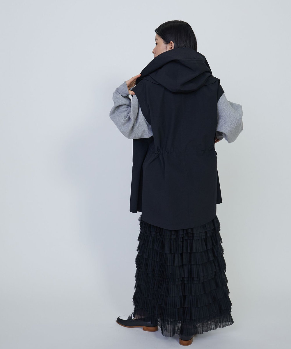 1er Arrondissement ＜VACHEMENT×1er Arrondissement＞シェルタフタモッズベスト ネイビー