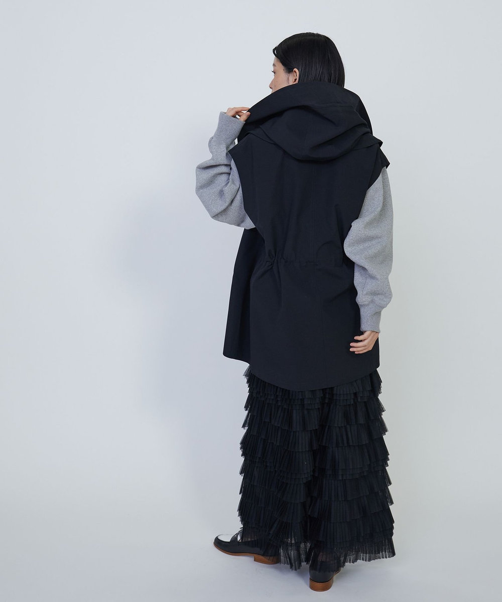 1er Arrondissement ＜VACHEMENT×1er Arrondissement＞シェルタフタモッズベスト ネイビー