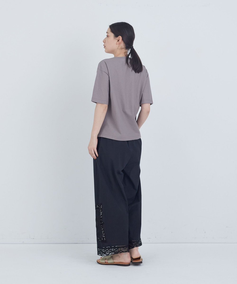 ADIEU TRISTESSE 40/-SZ天竺Ｔシャツ モカ