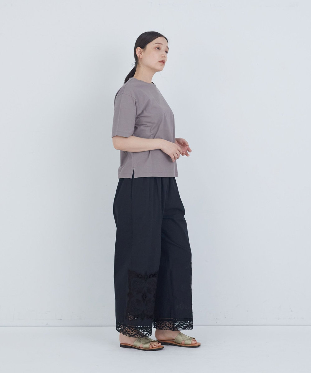 ADIEU TRISTESSE 40/-SZ天竺Ｔシャツ モカ