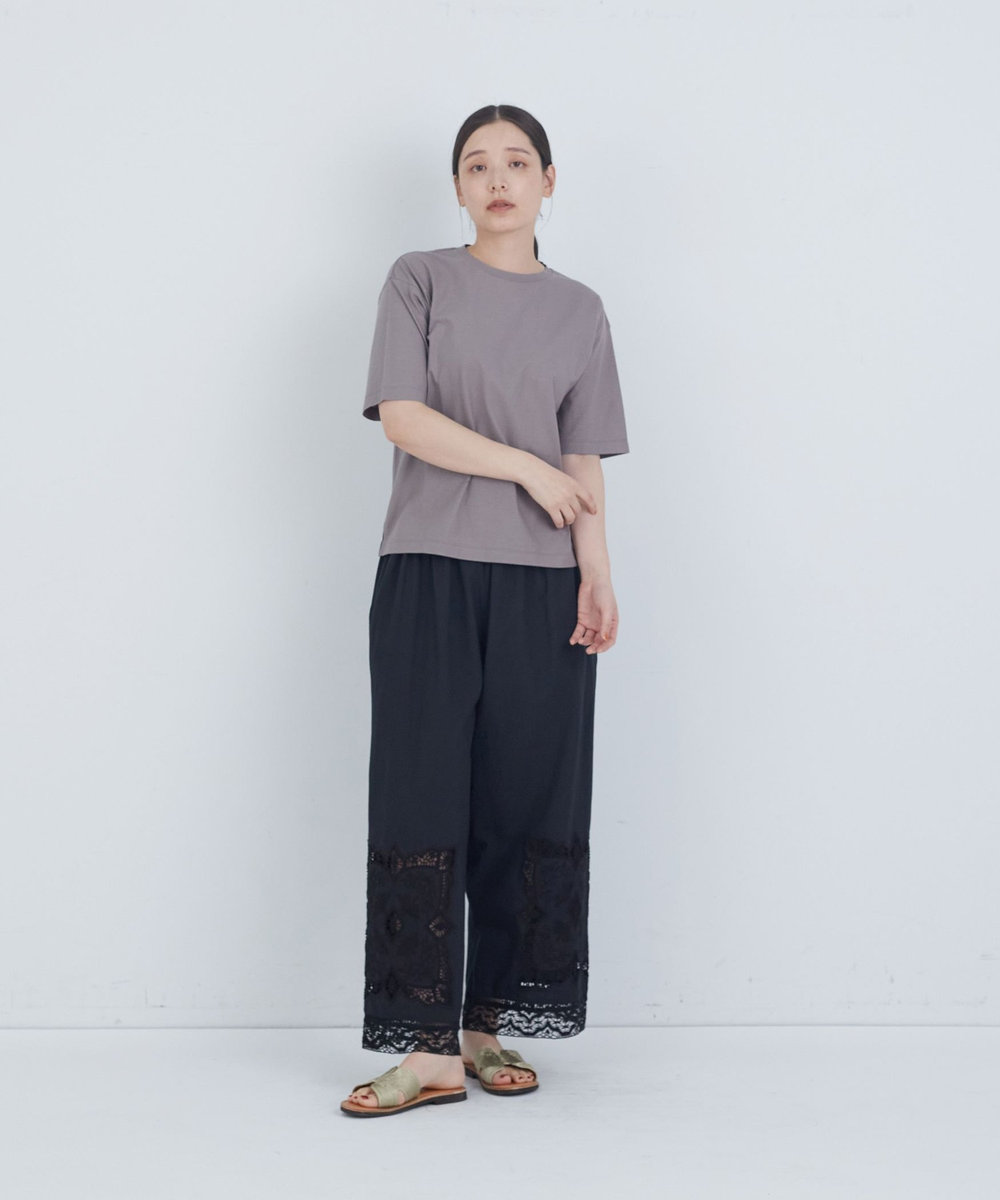 ADIEU TRISTESSE 40/-SZ天竺Ｔシャツ モカ