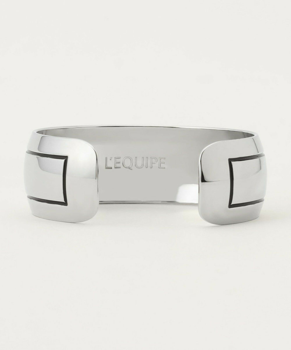 L'EQUIPE ［eclat 2026年5月号掲載商品］ラインバングル20mm シルバー