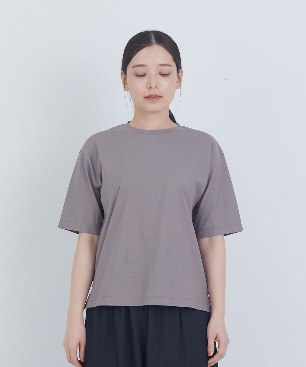 ADIEU TRISTESSE 40/-SZ天竺Ｔシャツ モカ