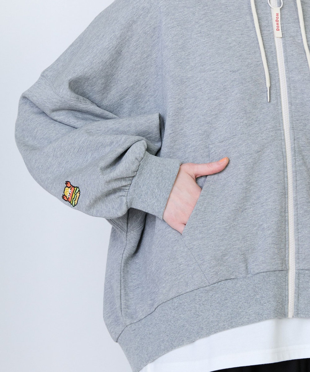 FRAPBOIS 《DOMDOMコラボ》ドルマンパーカー グレー