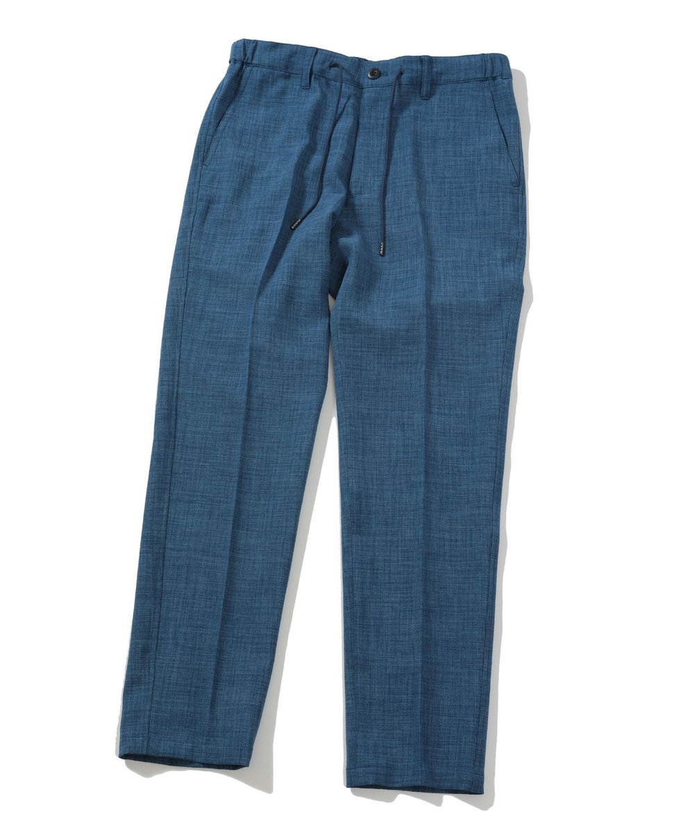MEN'S BIGI ポリエステルブッチャーストレッチパンツ＜セットアップ対応＞ ブルー