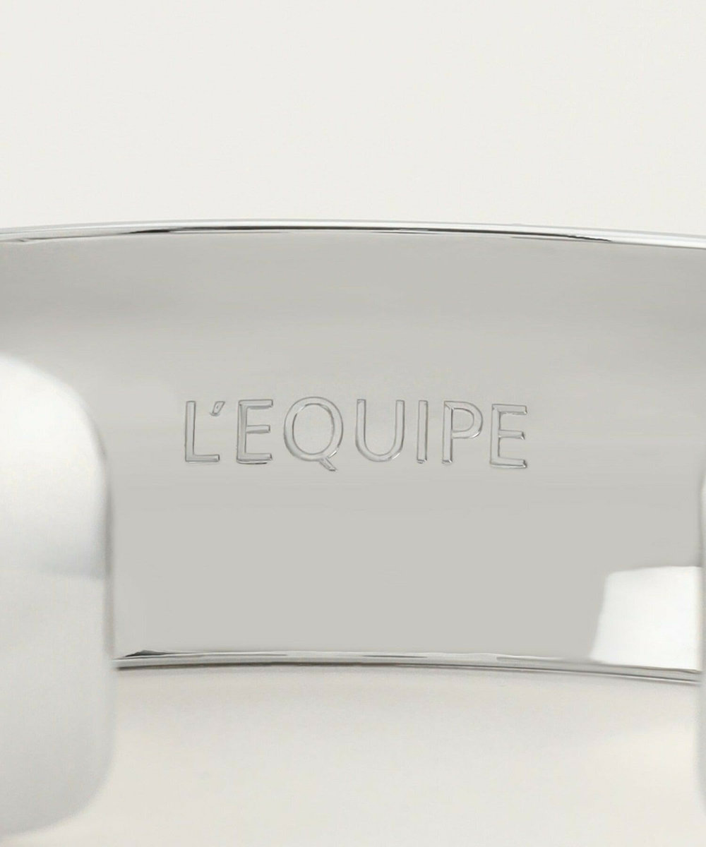 L'EQUIPE ［eclat 2026年5月号掲載商品］ラインバングル20mm シルバー