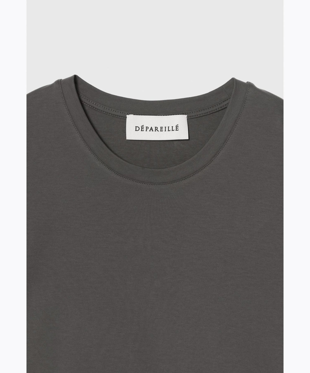 DÉPAREILLÉ LOTUS BIG SIZE T SHIRT / ロータスビッグサイズTシャツ チャコールグレー