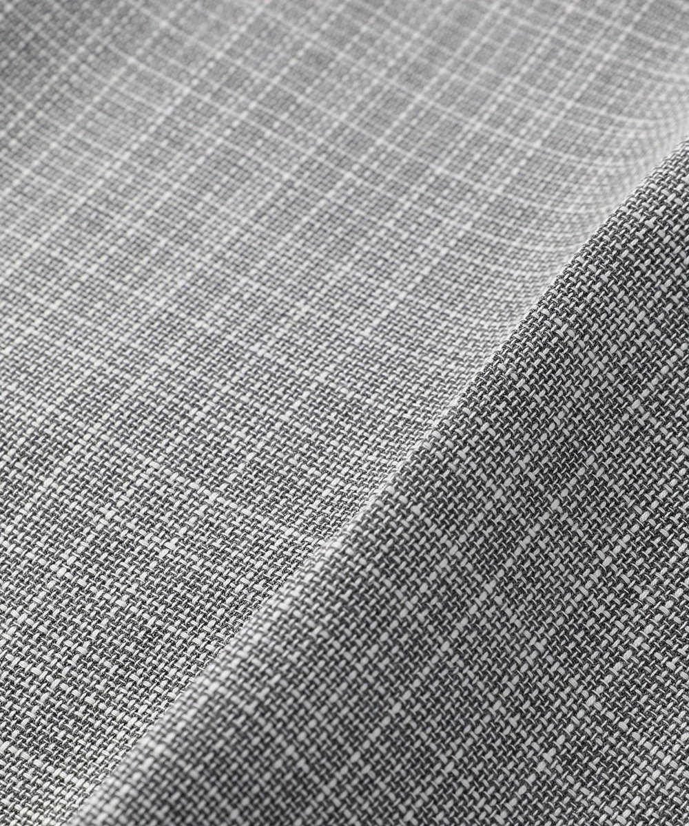 MEN'S BIGI 【ACTIVE TAILOR】ミックスヤーン/ホップサックスラックス ライトグレー