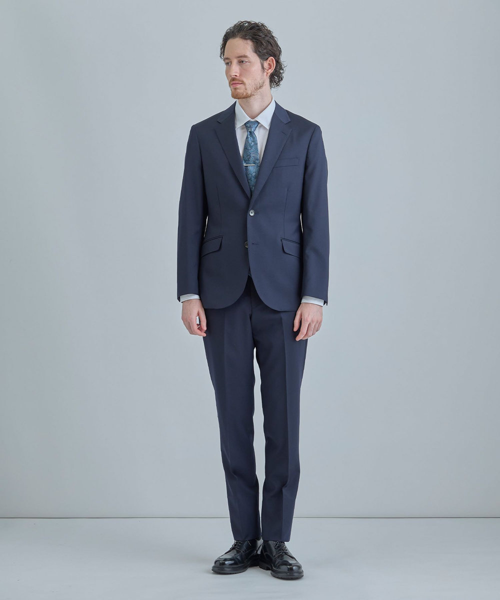 MEN'S BIGI 【TIE YOUR TIE /タイユアタイ】配色ペイズリー柄ネクタイ ターコイズブルー