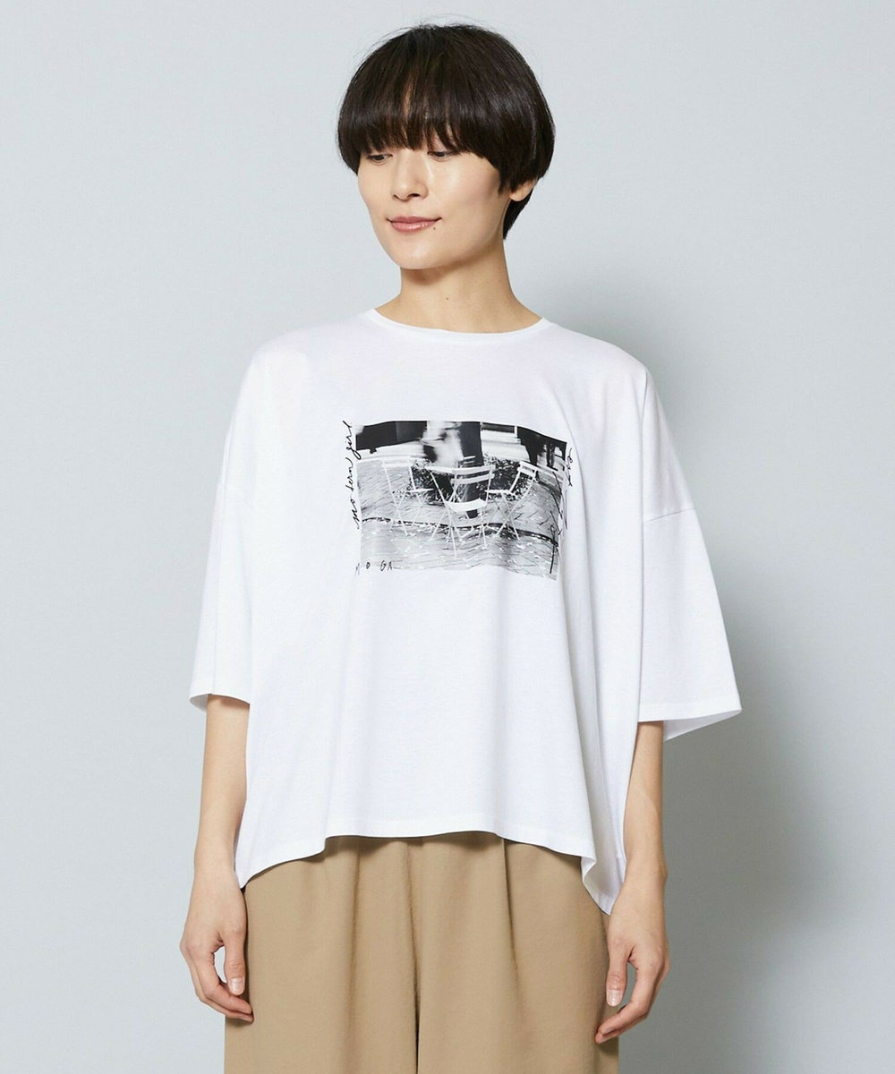 MOGA SHOGO SEKINE×MOGA コラボ フォトプリントT ホワイト
