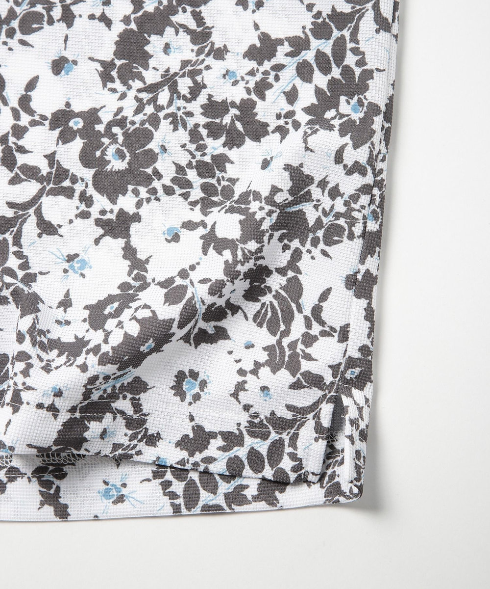 MEN'S BIGI 【LIBERTY】吸水速乾アーカイブ花柄ポロシャツ ホワイト系その他