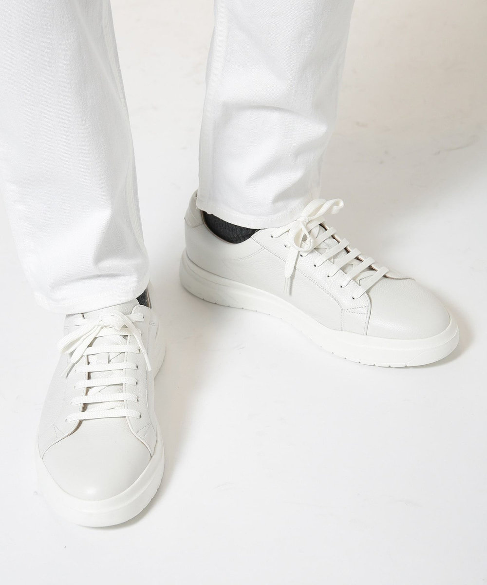 MEN'S BIGI 【MODELLO/モデロ】GORETEX別注レザースニーカー ホワイト