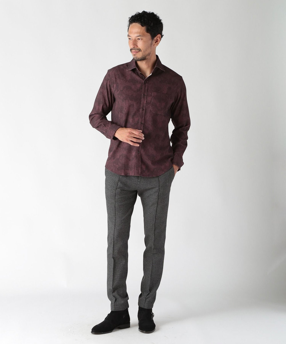 MEN'S BIGI 【ACTIVE TAILOR】360°ストレッチスラックス ブラック系その他