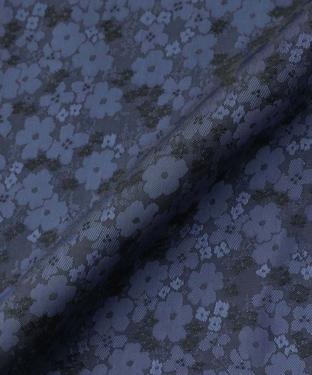feerique feerique フラワージャガードVネックワンピース ブラック