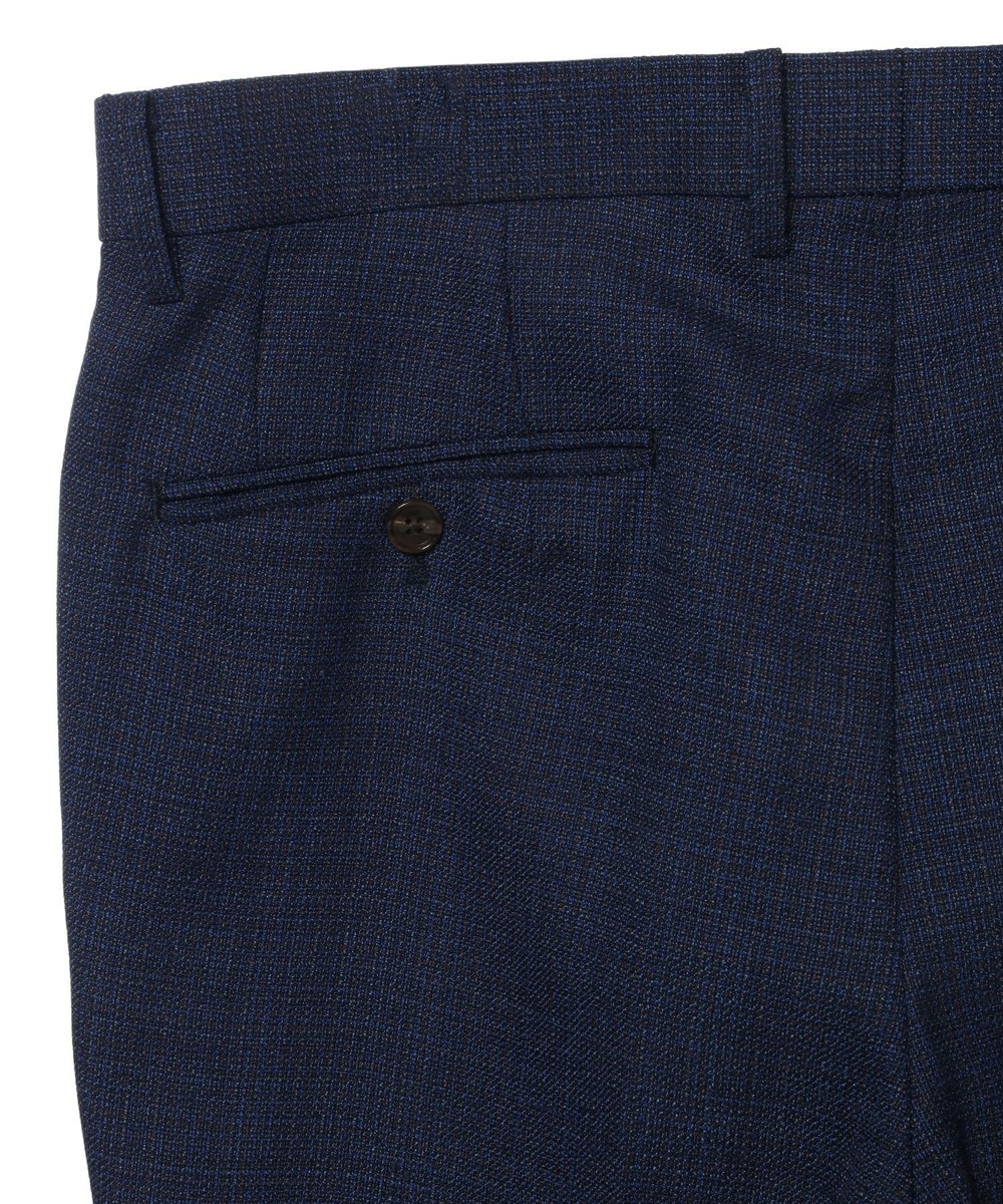 MEN'S BIGI 【ACTIVE TAILOR】ミックスヤーン/ホップサックスラックス＜セットアップ・スリーピース対応＞ ネイビー