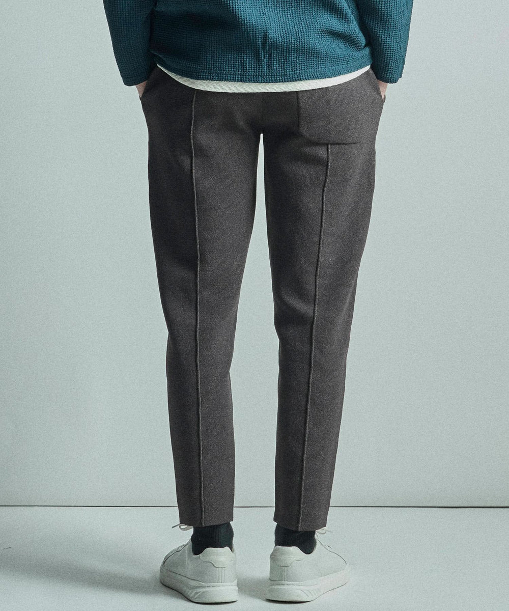 MEN'S BIGI 【ACTIVE TAILOR/アクティブテイラー】ミラノリブニットパンツ＜マシンウォッシャブル＞ ブラウン系その他