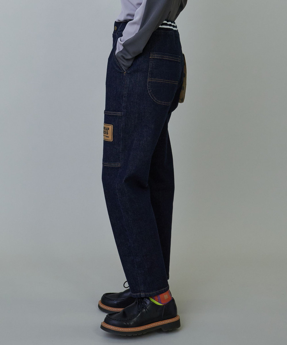 FRAPBOIS ムーブデニム2 デニムパンツ ネイビー