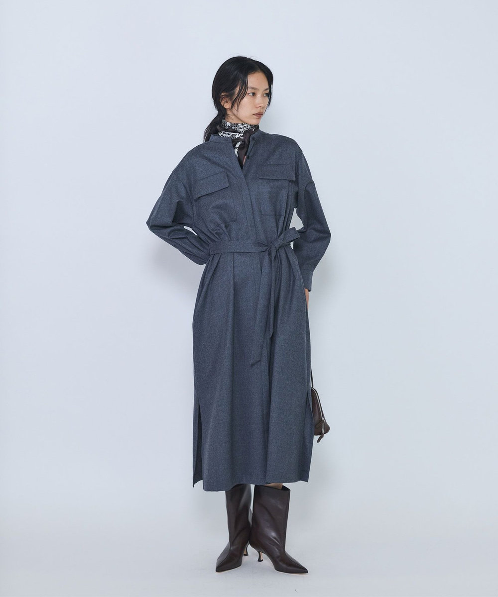 ハイカウントフラノシャツワンピース｜BIGI ONLINE STORE - ビギ
