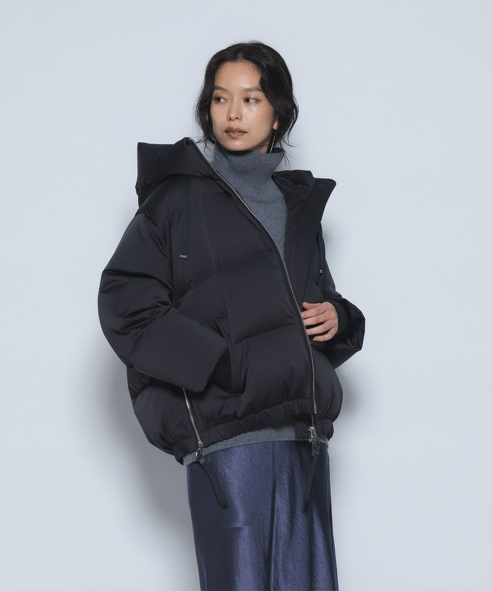 1er Arrondissement 《WEB限定カラーあり》＜DUNO/デュノ＞ショートダウンコート ブラック