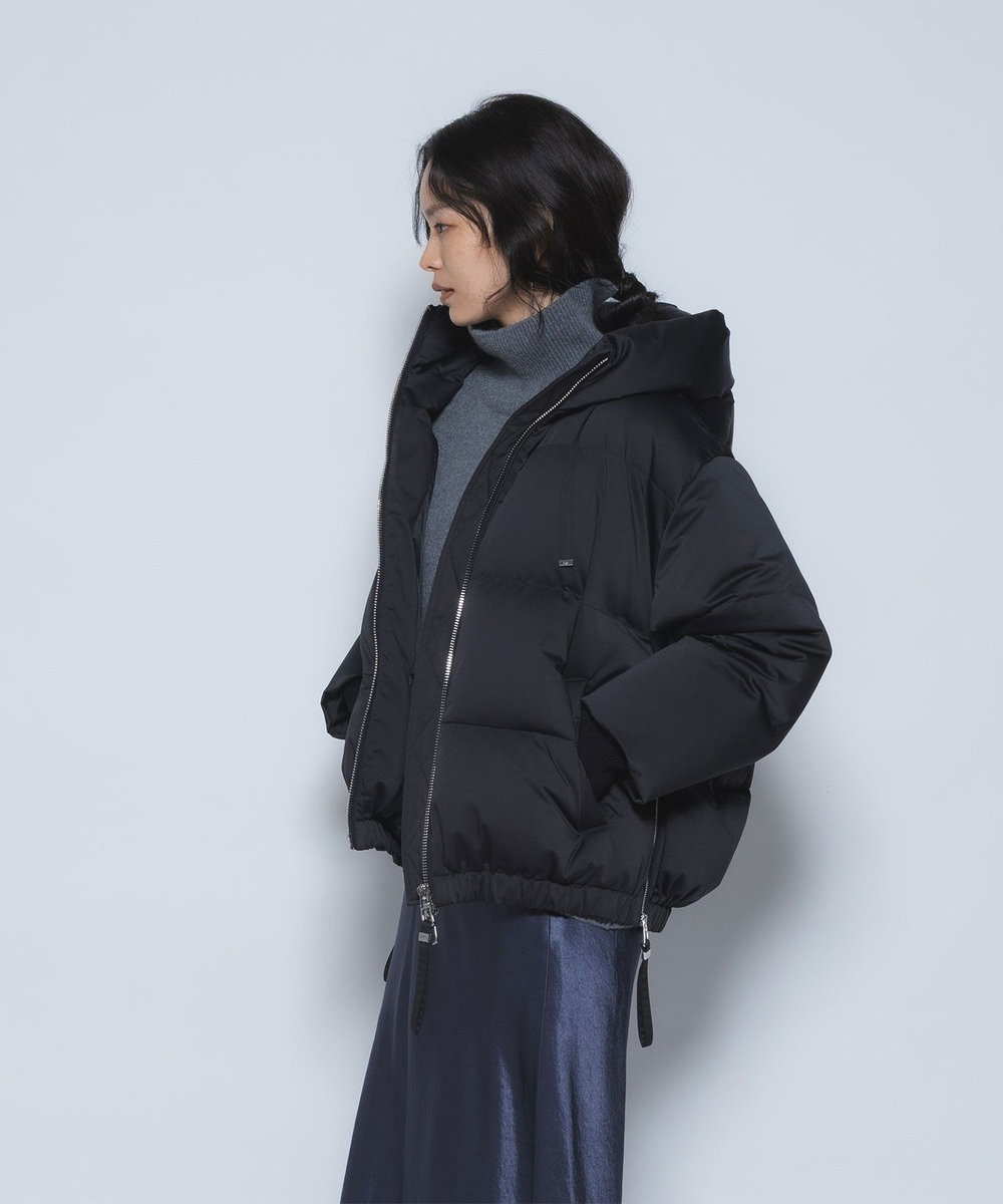 1er Arrondissement 《WEB限定カラーあり》＜DUNO/デュノ＞ショートダウンコート ブラック