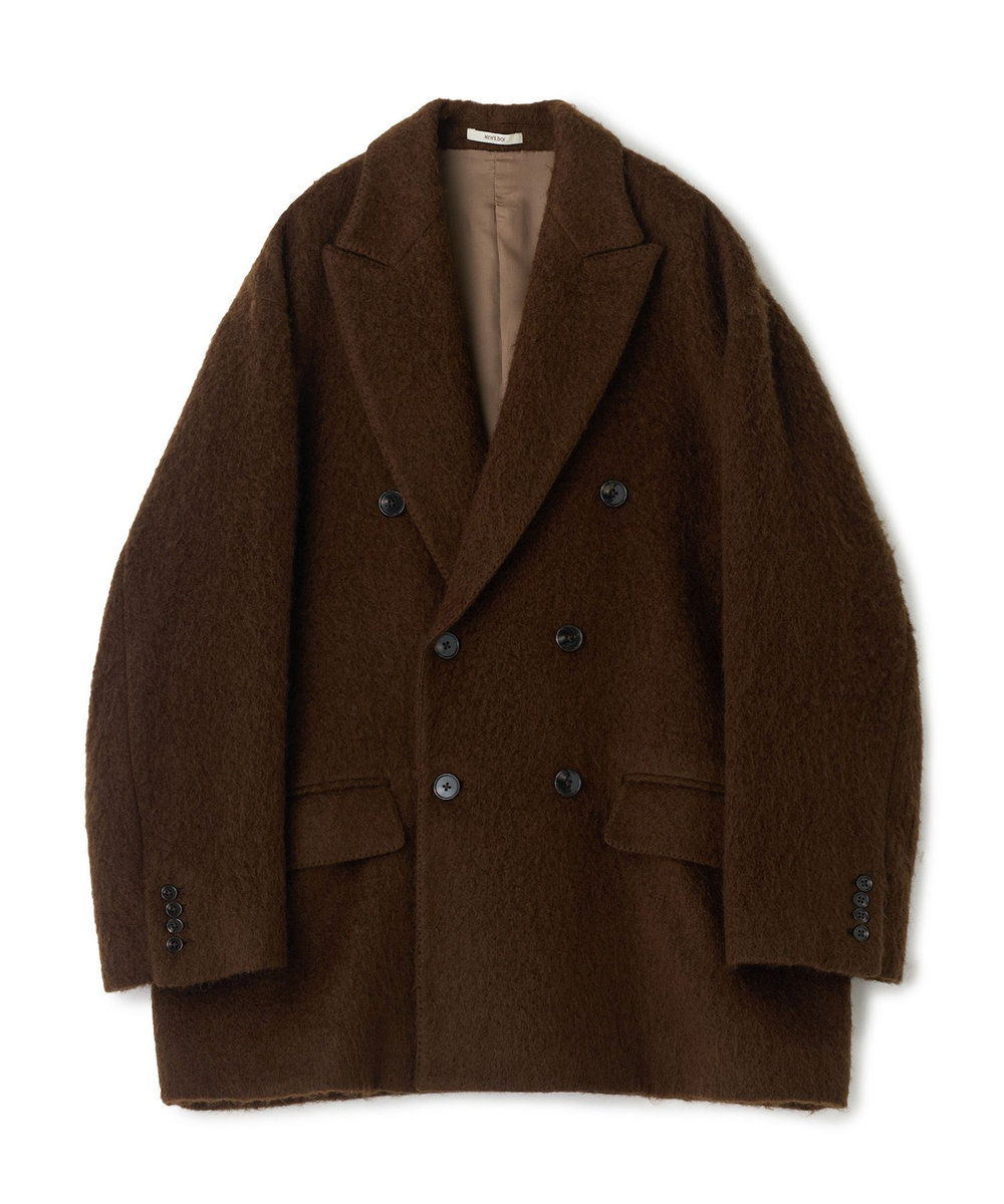 MEN'S BIGI 【BASED ON MEN'S BIGI HERITAGE】ブラウンシャギー コテージコート ブラウン
