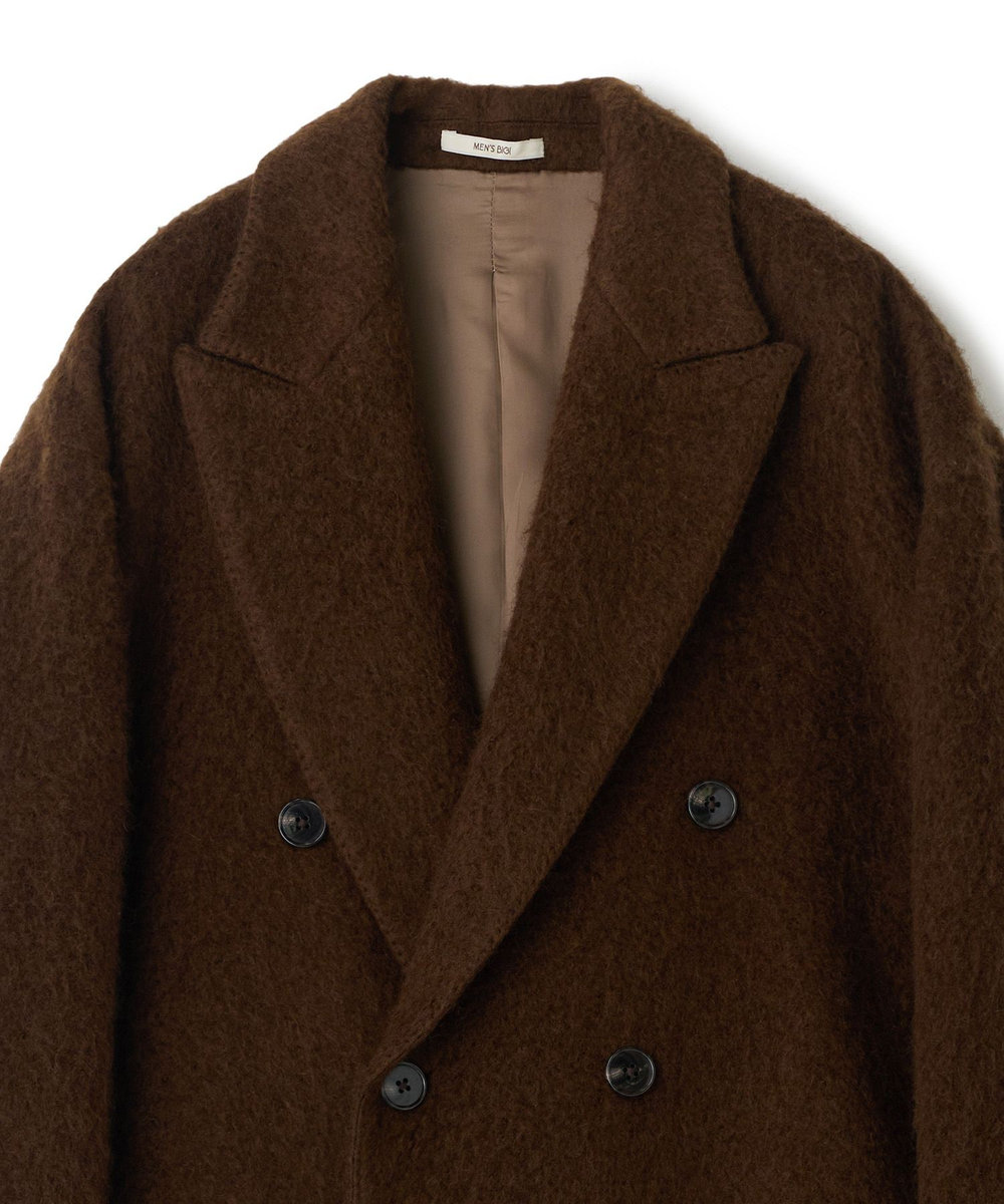 MEN'S BIGI 【BASED ON MEN'S BIGI HERITAGE】ブラウンシャギー コテージコート ブラウン