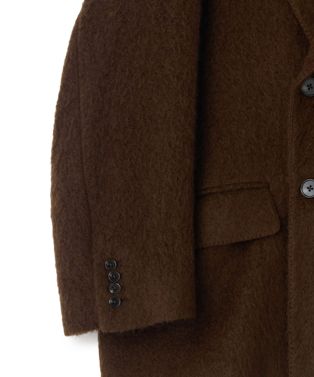 MEN'S BIGI 【BASED ON MEN'S BIGI HERITAGE】ブラウンシャギー コテージコート ブラウン