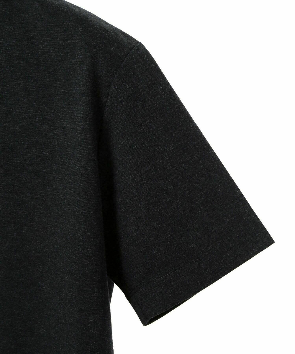 MEN'S BIGI 【ACTIVE TAILOR/アクティブテイラー】シルケットスムースクルーネックTシャツ＜接触冷感 / UVカット＞ ネイビー